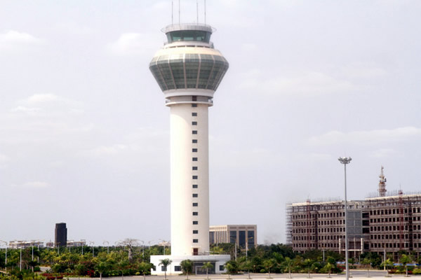 New Luanda airport control tower